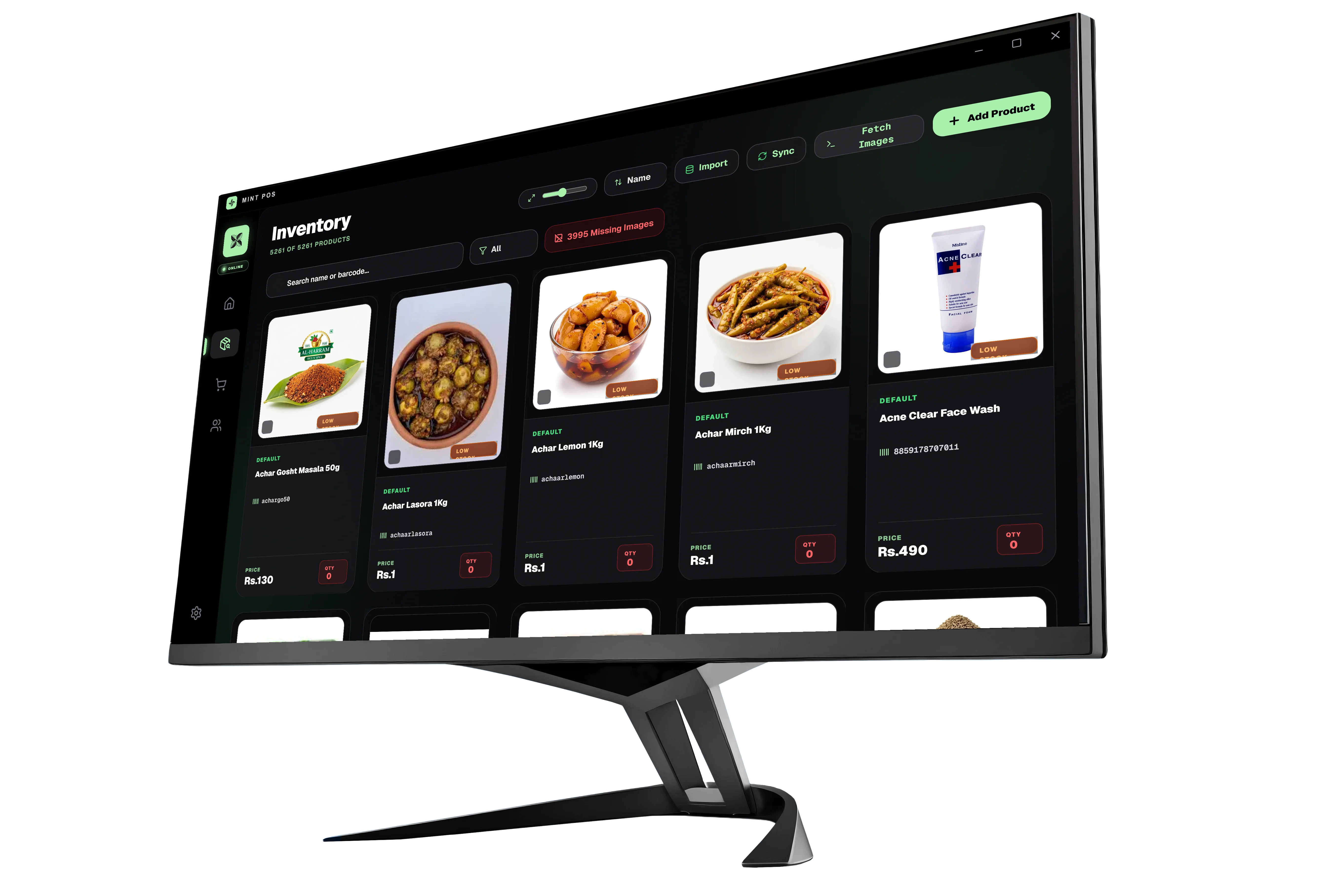 Mint POS billing software interface — best POS system in Pakistan